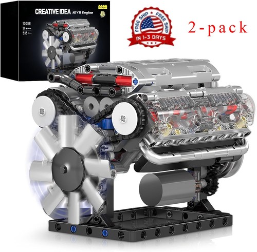 Visible internal combustion - v8,