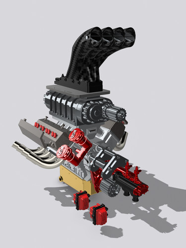 Scale top fuel - 1/25, hemi