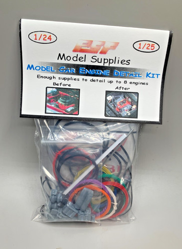 Model car engine detail - 1/25,