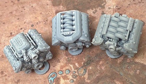 Scale ford engine - 1:24, pack