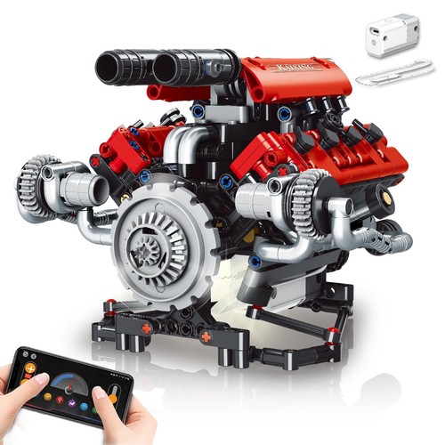 Cylinder engine model kit - v8,