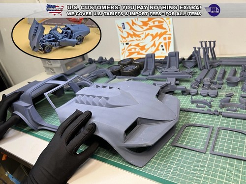 Large scale corvette - 1:8,